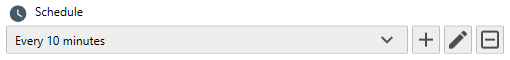 Assign Schedule Drop-Down Control