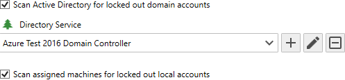 Account Lockout Report Properties View