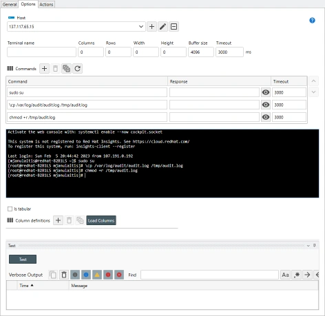 Copy RHEL Audit.Log Template Properties