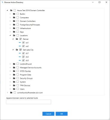 Import Servers From Active Directory