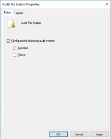 Audit File System Properties