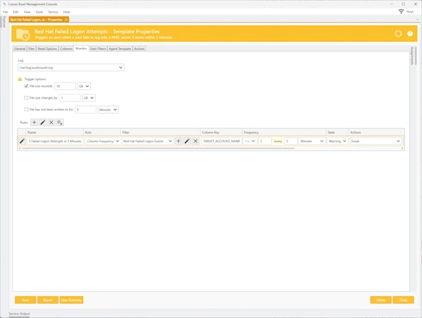 Sample Failed Logon Correlation Monitor