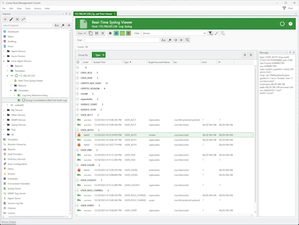 Real-Time Syslog Viewer