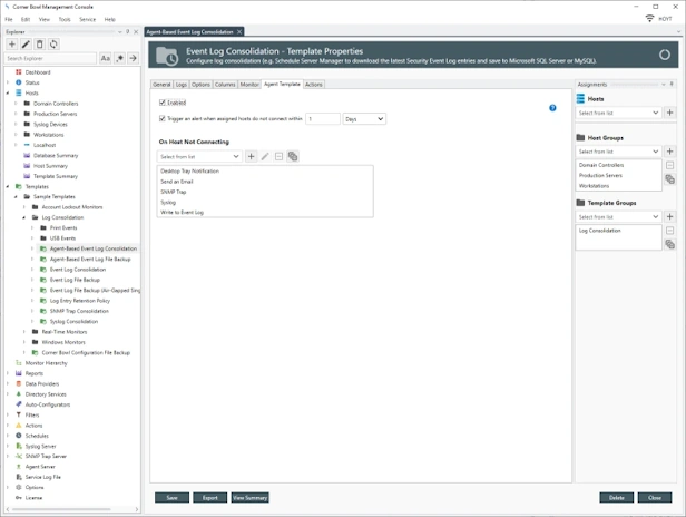 Agent-Based-Template-Properties Tab