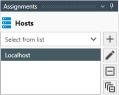 Assign the Localhost to the Event Log Backup Template