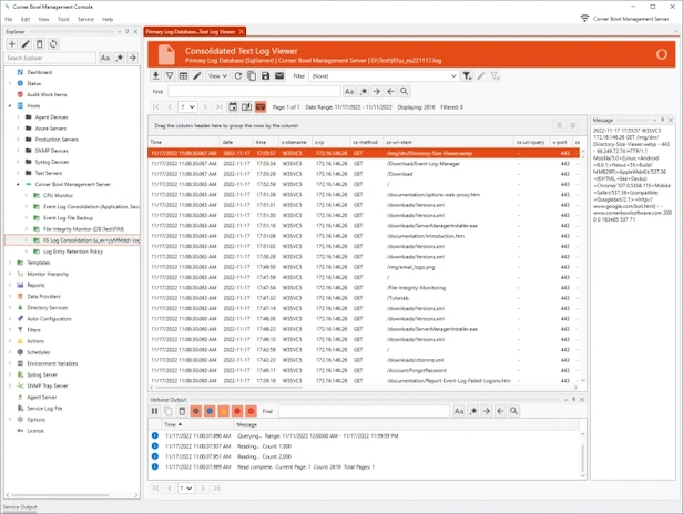 Consolidated Application Log Viewer